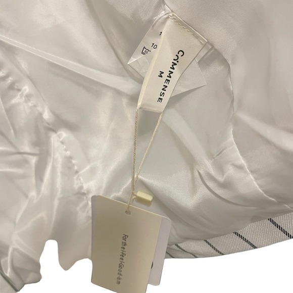 Revolve Lovers Blazer Double Breasted Black and White striped Size 8 or M - Picture 8 of 9